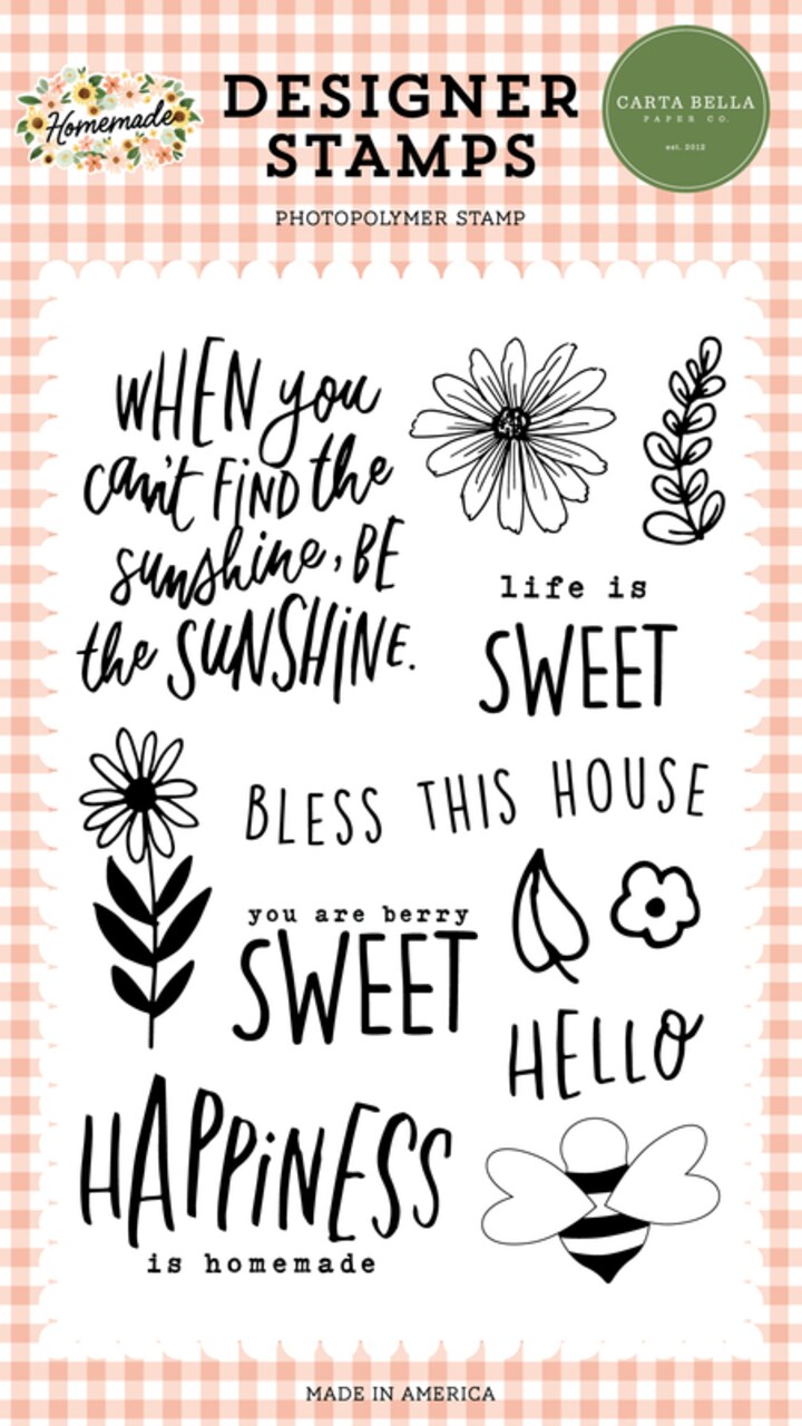 Be The Sunshine Stamp Set - Homemade - Carta Bella